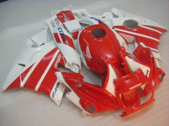 Stile di fabbrica - Rosso bianca Carena e Carrozzeria Per 1991-1994 CBR600F2 #LF4861