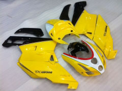 Factory Style - Yellow White Black Fairings and Bodywork For 2003-2004 999 #LF3223
