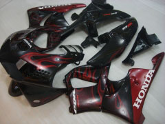 Flame - rojo Negro Carenados and Bodywork For 1998-1999 CBR919RR #LF2995