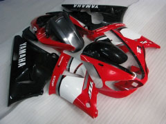 Estilo de fábrica - rojo Blanco Fairings and Bodywork For 2000-2001 YZF-R1 #LF3615
