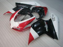 Style d'usine - rouge blanc Noir Carénages et carrosserie pour 2007-2009 1098 #LF3134