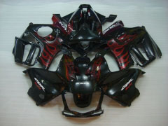 Flame - rojo Negro Fairings and Bodywork For 1995-1996 CBR600F3 #LF4535