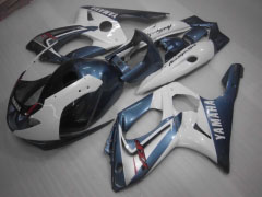 Factory Style - White Grey Fairings and Bodywork For 1997-2007  YZF600R #LF7945