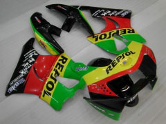 Repsol - Red Yellow Green Fairings and Bodywork For 1998-1999 CBR919RR #LF7974