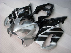Factory Style - Schwarz Silber Verkleidungen und Karosserien für 2001-2003 CBR600F4i #LF4489