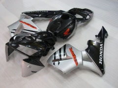Factory Style - Black Silver Fairings and Bodywork For 2005-2006 CBR600RR #LF7543