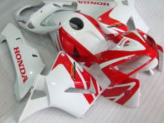 Estilo de fábrica - rojo Blanco Fairings and Bodywork For 2005-2006 CBR600RR #LF7514