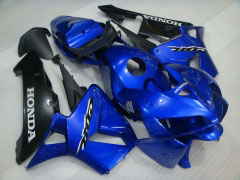 工場スタイル - 青い 黒 フェアリングとボディワーク 2005-2006 CBR600RR #LF7538