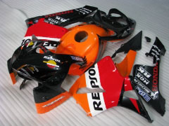 Repsol - Orange Black Fairings and Bodywork For 2005-2006 CBR600RR #LF4421