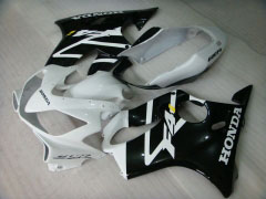 工場スタイル - 白い 黒 フェアリングとボディワーク 2004-2007 CBR600F4i #LF4504