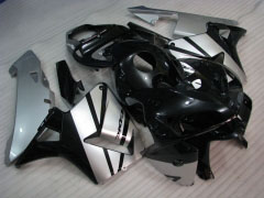 工場スタイル - 黒 銀 フェアリングとボディワーク 2005-2006 CBR600RR #LF7513