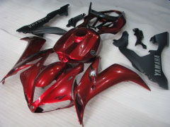 Estilo de fábrica - Vermelho Preto Fosco Fairings and Bodywork For 2004-2006 YZF-R1 #LF3686