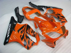 Estilo de fábrica - laranja Preto Fairings and Bodywork For 2001-2003 CBR600F4i #LF7654