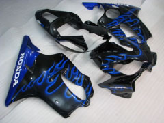 Flame - Blue Black Fairings and Bodywork For 2001-2003 CBR600F4i #LF7671