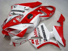 PRAMAC - Red White Fairings and Bodywork For 2005-2006 CBR600RR #LF7500