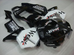 West - blanc Noir Carénages et carrosserie pour 2003-2004 CBR600RR  #LF5362