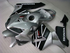 Factory Style - Black Silver Fairings and Bodywork For 2005-2006 CBR600RR #LF7509