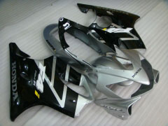 Factory Style - Black Silver Fairings and Bodywork For 2004-2007 CBR600F4i #LF7607