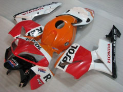 Repsol - Red Orange White Fairings and Bodywork For 2005-2006 CBR600RR #LF4442