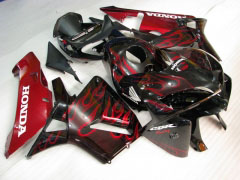 Flame - Red Black Fairings and Bodywork For 2005-2006 CBR600RR #LF7578