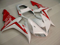Estilo de fábrica - rojo Blanco Fairings and Bodywork For 2002-2003 YZF-R1 #LF3591