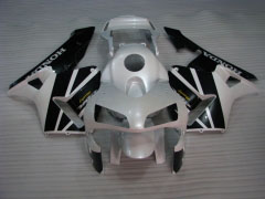 Style d'usine - blanc Noir Carénages et carrosserie pour 2005-2006 CBR600RR #LF4427