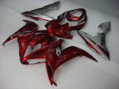 Estilo de fábrica - Vermelho cinzento Fairings and Bodywork For 2004-2006 YZF-R1 #LF3707