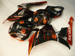BACARDI - Orange Black Fairings and Bodywork For 2006-2007 CBR1000RR #LF7280