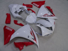 Stile di fabbrica - Rosso bianca Carena e Carrozzeria Per 2009-2011 YZF-R1 #LF3643