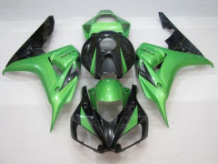 Estilo de fábrica - Verde Negro Fairings and Bodywork For 2006-2007 CBR1000RR #LF4379