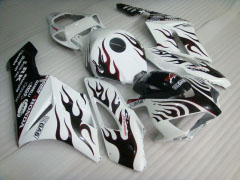 Flame - Red White Fairings and Bodywork For 2004-2005 CBR1000RR #LF7334