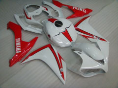 Factory Style - Red White Fairings and Bodywork For 2007-2008 YZF-R1 #LF6961