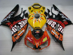 Rossi - Jaune Noir Carénages et carrosserie pour 2006-2007 CBR1000RR #LF7184