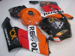 Repsol CX - Orange Schwarz Matt Verkleidungen und Karosserien für 2004-2005 CBR1000RR #LF4406