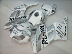 Repsol - White Silver Fairings and Bodywork For 2004-2005 CBR1000RR #LF4390