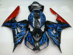 Flame - Azul Negro Fairings and Bodywork For 2006-2007 CBR1000RR #LF7227