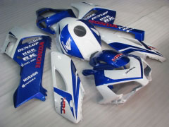 工場スタイル, HRC - 青い 白い フェアリングとボディワーク 2004-2005 CBR1000RR #LF7308