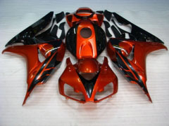 Fireblade - Orange Black Fairings and Bodywork For 2006-2007 CBR1000RR #LF7258