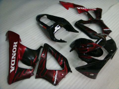 Flame - Red Black Fairings and Bodywork For 2000-2001 CBR929RR #LF5225
