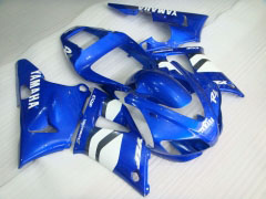 Stile di fabbrica - Blu bianca Carena e Carrozzeria Per 1998-1999 YZF-R1 #LF3575