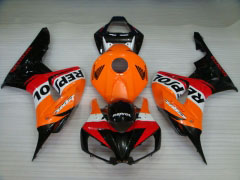 Repsol - オレンジ 黒 フェアリングとボディワーク 2006-2007 CBR1000RR #LF7187