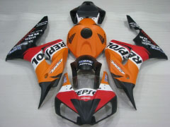 Repsol - オレンジ 黒 フェアリングとボディワーク 2006-2007 CBR1000RR #LF4366