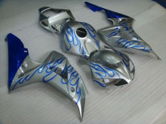 Flame - Azul Prata Fairings and Bodywork For 2006-2007 CBR1000RR #LF7230