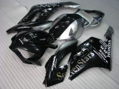 SevenStars - Noir argent Carénages et carrosserie pour 2004-2005 CBR1000RR #LF7283