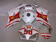 San Carlo - Red White Fairings and Bodywork For 2004-2005 CBR1000RR #LF4413