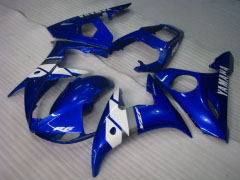 Factory Style - Blau Wei? Verkleidungen und Karosserien für 2003-2004 YZF-R6 #LF3568