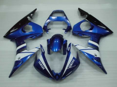 Factory Style - Blau Wei? Schwarz Verkleidungen und Karosserien für 2005 YZF-R6 #LF3515