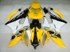 MOTUL - Yellow Black Fairings and Bodywork For 2006-2007 YZF-R6 #LF6889