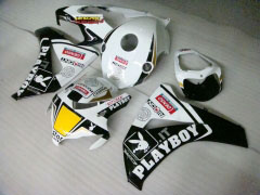 PlayBoy - White Black Fairings and Bodywork For 2008-2011 CBR1000RR #LF7113