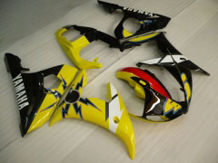 Factory Style - Yellow Black Fairings and Bodywork For 2003-2004 YZF-R6 #LF6910